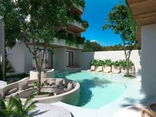 Penthouse en la mejpr zona de Tulum con terraza y piscina con opción de rentas