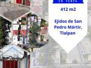Bricasa. Terreno de 412 m² en Ejidos de San Pedro Mártir, Tlalpan