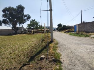 TERRENO PLANO EN VENTA SOBRE CALLE EN VILLA SAN FRANCISCO TLALCILALCAPAN ALMOLOYA