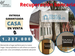 Excelente oportunidad de inversión. AdquiereLA CASA de tus sueños a un precio inigualable. *SE MUESTRA DOCUMENTACIÓN*