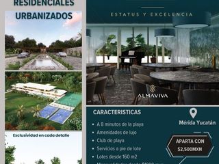 Vive el Sueño: Exclusivos Terrenos Residenciales cerca del Mar, Desde $1,999 MXN al Mes