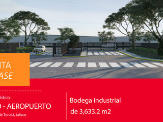 Nave Industrial En Renta - 3,633.2m² En El Salto, Jalisco Con Características Avanzadas | Industrial Warehouse For Lease - 3,633.2m² In El Salto, Jali