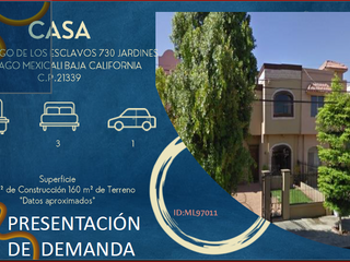 VENTA CASA DE RECUPERACION ZONA JARDINES DEL LAGO MEXICALI