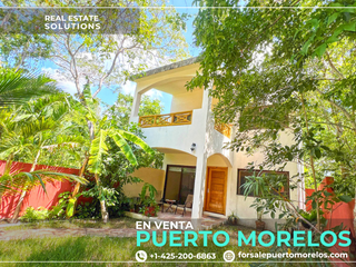 Puerto Morelos Residencial Privado Hermosa casa en venta