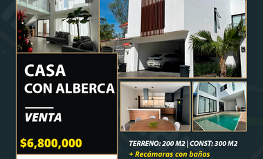 CASA CON ALBERCA EN VENTA FRACCIONAMIENTO EL COUNTRY VILLAHERMOSA