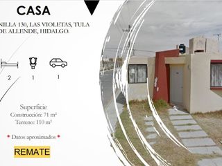 CASA EN VENTA LAS VIOLETAS TULA ALLENDE HIDALGO