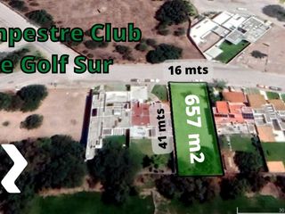 Terreno en venta Campestre Club de Golf Sur en Aguascalientes