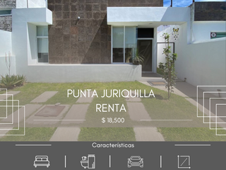 Renta de Casa Amueblada en Fracc. Punta Juriquilla, Juriquilla, Querétaro