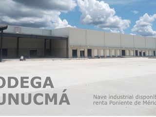 Nave Industrial / Bodega en Renta  en la Zona Industrial Hunucmá, Mérida