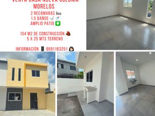 Casa en venta colonia Morelos