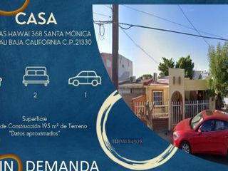 CASA EN VENTA Santa Mónica, Mexicali, Baja California, México