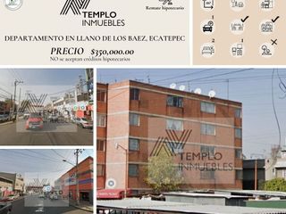 Departamento en venta en Llano de los Báez, Ecatepec de Morelos EDOMEX