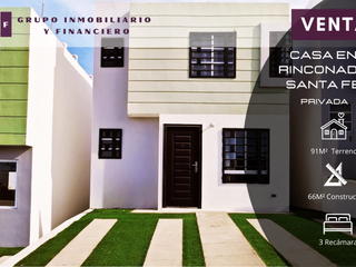 CASA EN VENTA EN LA RINCONADA SANTA FE | PRIVADA | 3 REC