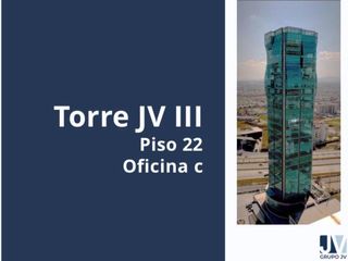SE RENTA OFICINA EN TORRE JV III BLVD ATLIXCAYOTL