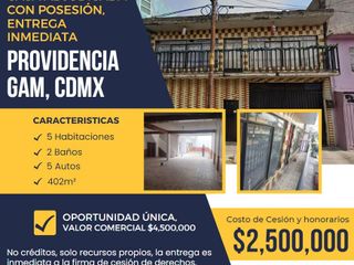 Casa en Providencia, GAM, CDMX.