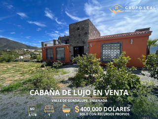 Cabaña de lujo en el Valle de Guadalupe Ensenada