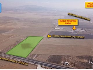 VENTA!! Terreno con 5 hectáreas sobre la Autopista México-Pachuca