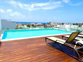 DEPARTAMENTO EN VENTA CON VISTA AL MAR Y A LA CUIDAD, 1 HABITACION amueblado