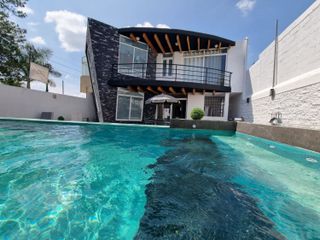 Renta CASA TONATICO por noche con alberca y jacuzzi climatizados muy bien ubicada y para excelente fin de semana en TONATICO EDOMEX