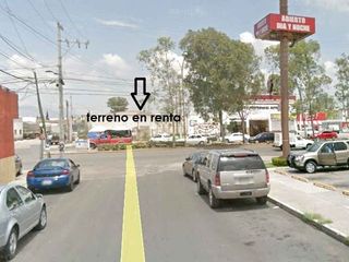 Terreno comercial en Renta en esquina sobre Av. Independencia, San José del Arenal Aguascalientes