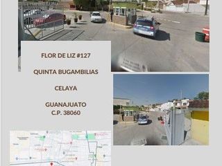 CASA EN VENTA DE RECUPERACIÓN BANCARIA EN: QUINTA BUGAMBILIAS CELAYA /MCRC