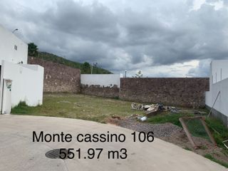 Terreno en venta en Residencial la Vista SLP Monte Cassino 106