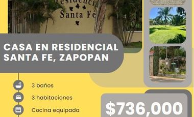 VENTA DE CASA EN SANTE FE, JALISCO