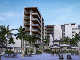 Condominio frente al mar con dos terrazas, pre-venta Playa del Carmen.