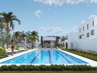 Casa en Venta en Cancún de 3 Habitaciones con Casa Club y Alberca