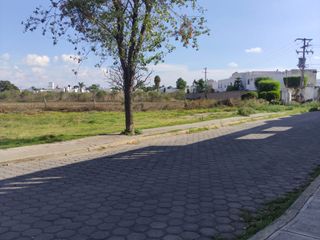 Excelente Terreno para inversión en venta sobre calle en San Pedro Cholula Puebla
