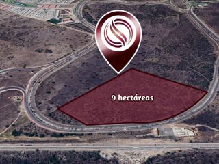 Macrolote comercial de 9 hectáreas, en comunidad de Lujo, venta, Querétaro.