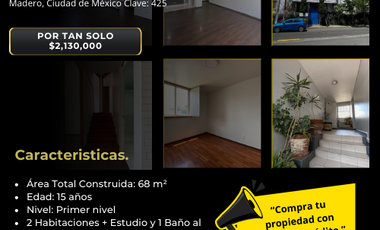 DEPARTAMENTO EN VENTA EN VALLEJO GRAN OPORTUNIDAD