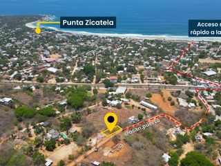Excelente terreno para inversión con increíble vista al mar en Puerto Escondido, Oaxaca