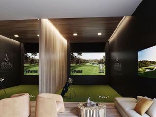Deparamento con Golf Virtual, Salon de Eventos, Alberca, pre-construcción, Boulevard Colosio venta, Cancun.