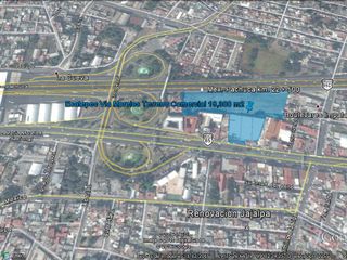 Sobre Vía Morelos Ecatepec TERRENO COMERCIAL 19,300 m2 Bardado Piso de Concreto